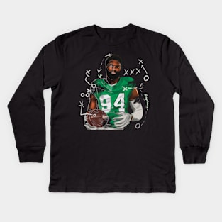 Fly Eagles Fly! - Sweaty J Kids Long Sleeve T-Shirt